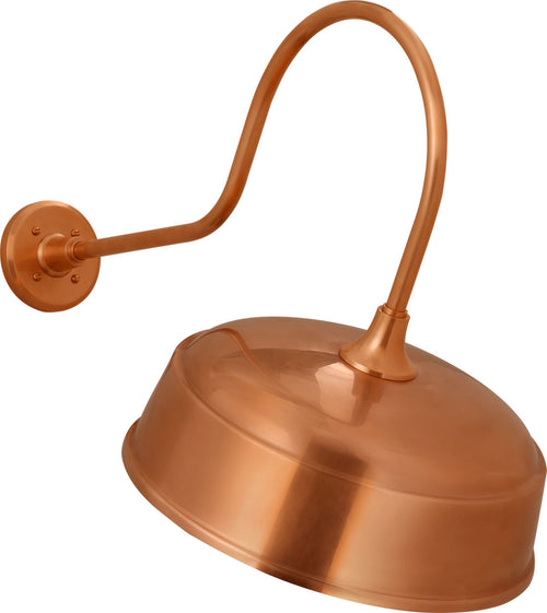 Academy 26" Angled Flynn Barn Light | Soft Copper | 16 | 16" Soft Copper Rockhouse Shade