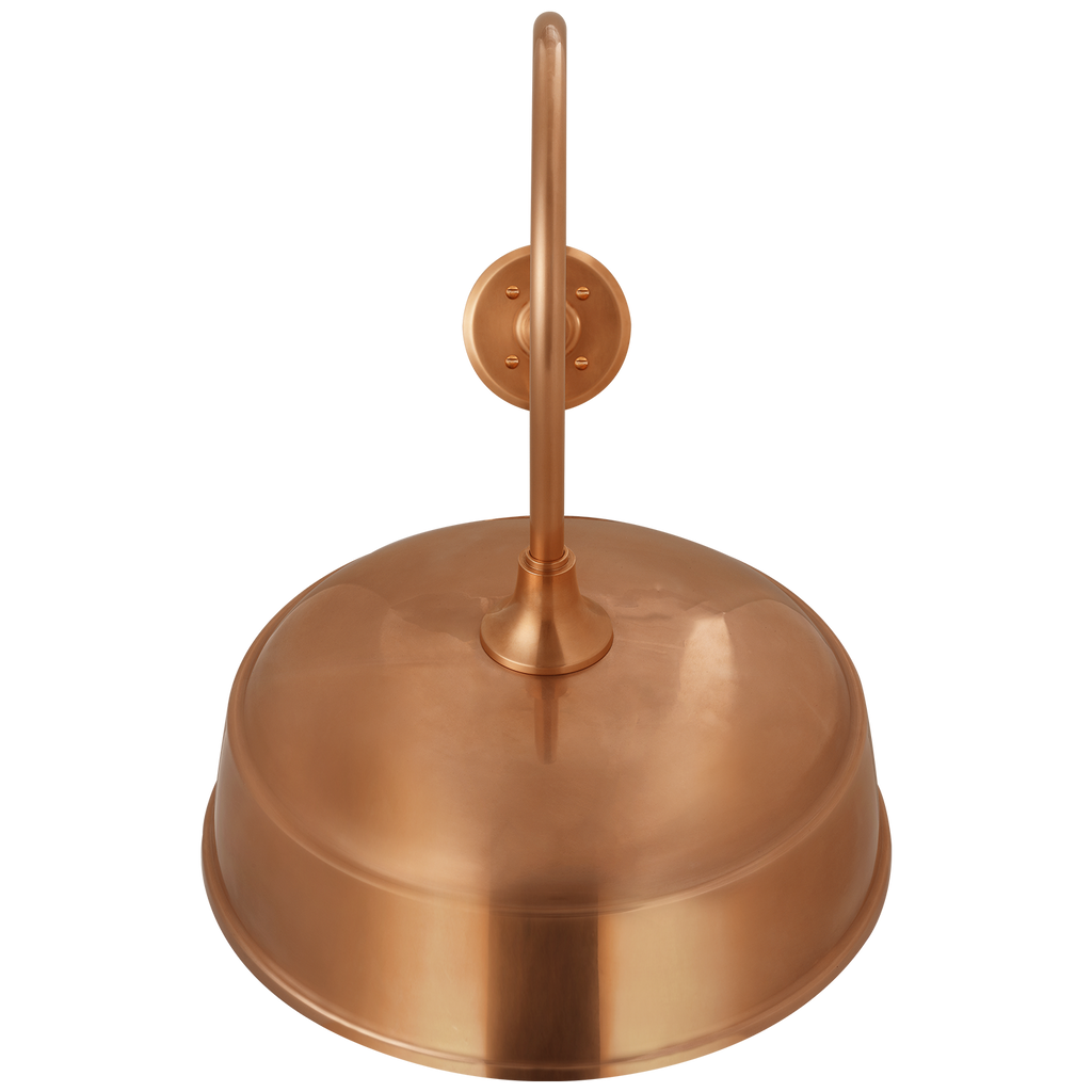 Academy 26" Angled Flynn Barn Light | Soft Copper | 16 | 16" Soft Copper Rockhouse Shade