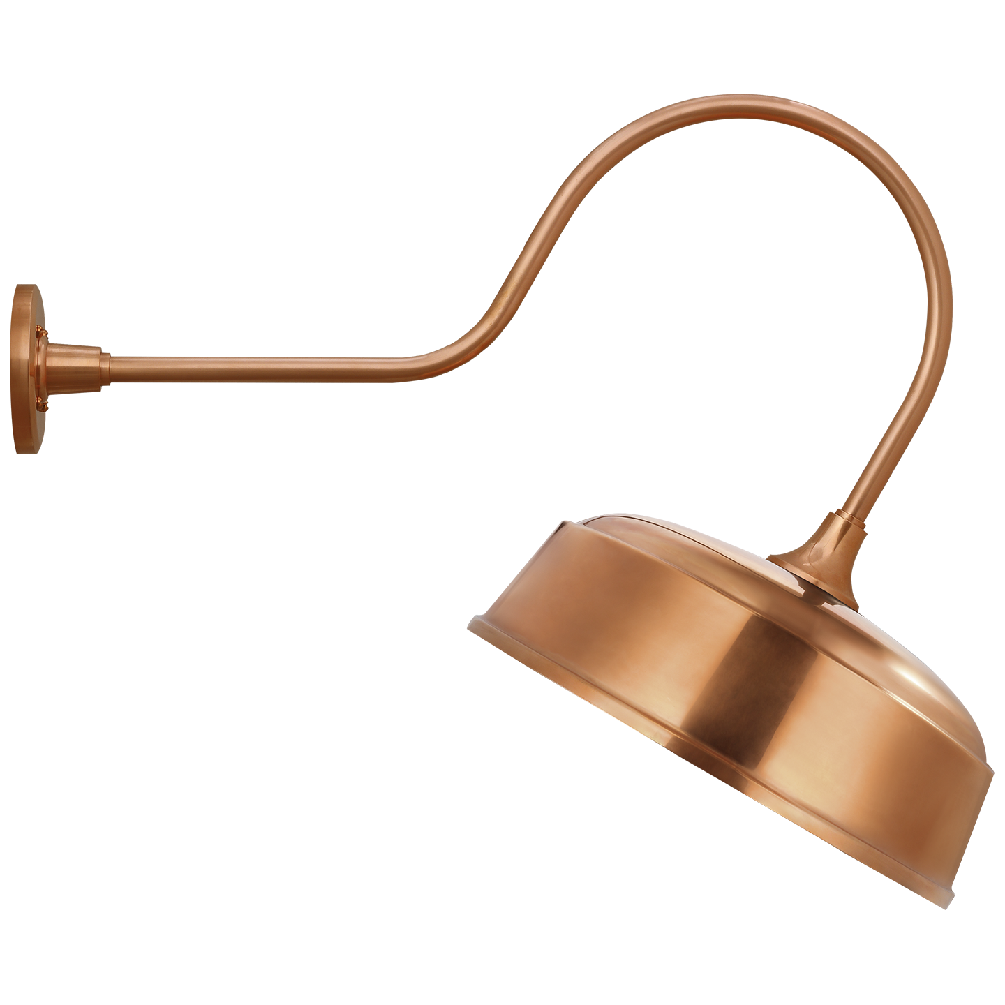 Academy 26" Angled Flynn Barn Light | Soft Copper | 16 | 16" Soft Copper Rockhouse Shade
