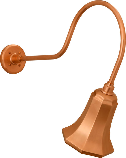 Academy 26" Angled Flynn Barn Light | Soft Copper | 7.5\