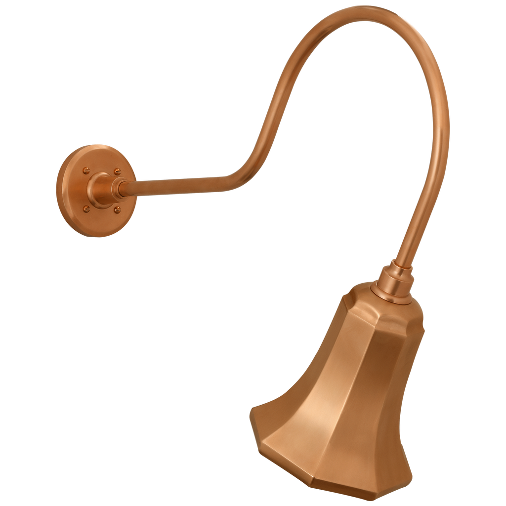 Academy 26" Angled Flynn Barn Light | Soft Copper | 7.5\