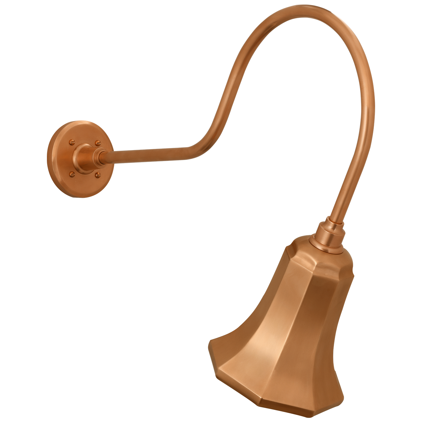 Academy 26" Angled Flynn Barn Light | Soft Copper | 7.5\