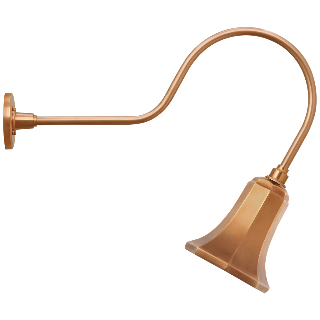 Academy 26" Angled Flynn Barn Light | Soft Copper | 7.5\
