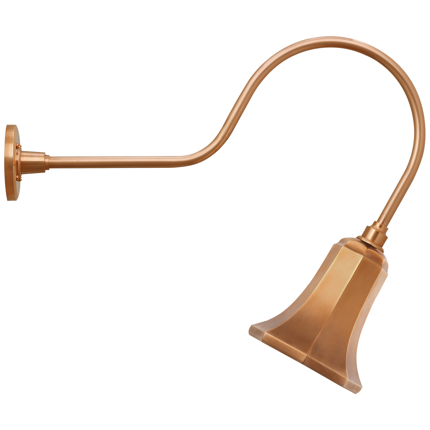 Academy 26" Angled Flynn Barn Light | Soft Copper | 7.5\
