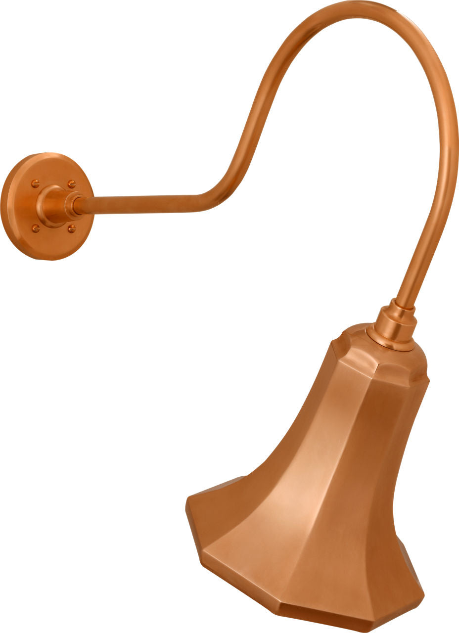 Academy 26" Angled Flynn Barn Light | Soft Copper | 9.25\