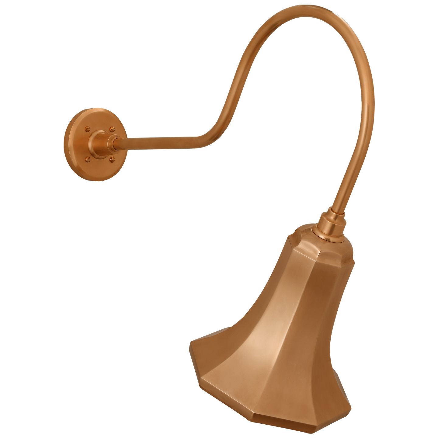 Academy 26" Angled Flynn Barn Light | Soft Copper | 9.25\
