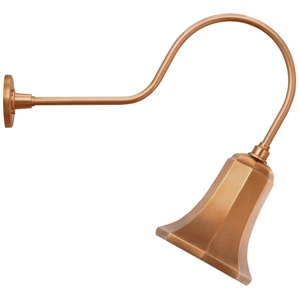 Academy 26" Angled Flynn Barn Light | Soft Copper | 9.25\