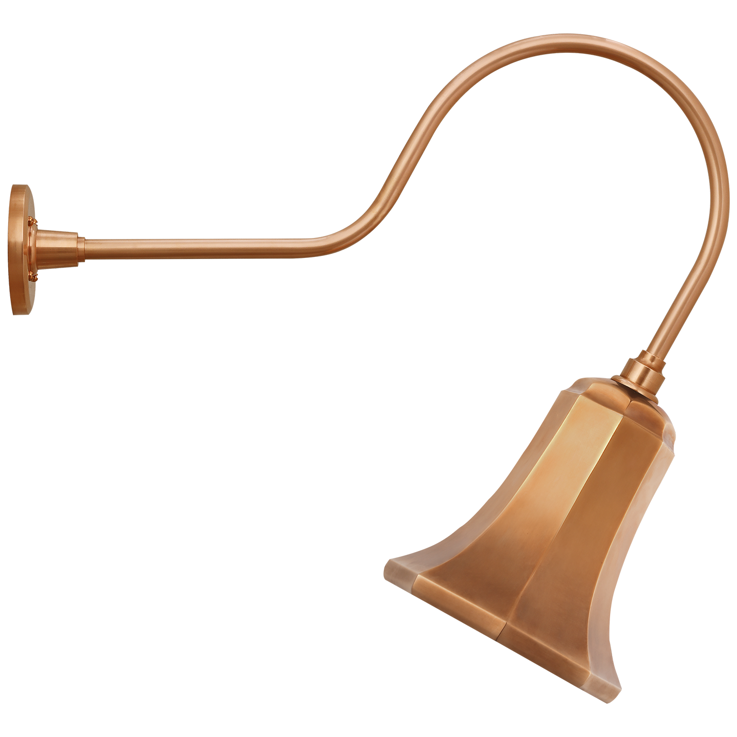 Academy 26" Angled Flynn Barn Light | Soft Copper | 9.25\