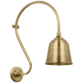 Academy 15" Larrabee Barn Light | Hand-Rubbed Antique Brass | 8 | 8" Hand-Rubbed Antique Brass Rockhouse Shade