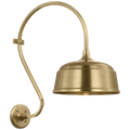 Academy 15" Larrabee Barn Light | Hand-Rubbed Antique Brass | 12.5 | 12.5" Hand-Rubbed Antique Brass Rockhouse Shade