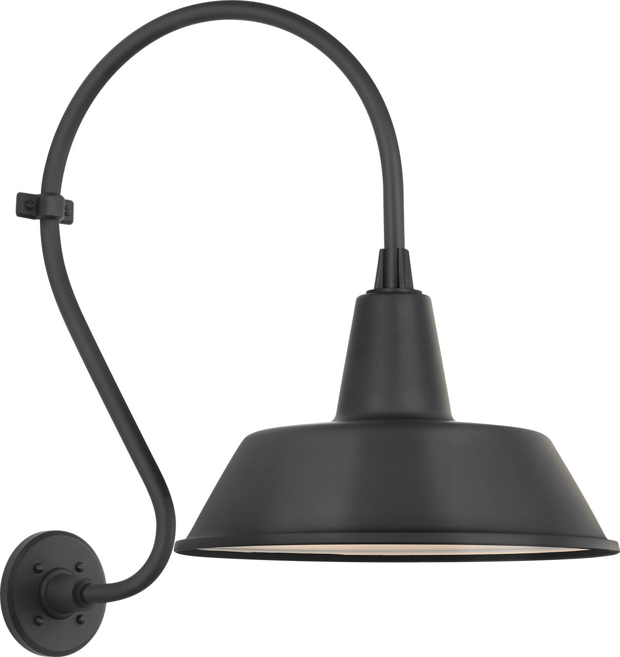 Academy 15" Larrabee Barn Light | Matte Black | 16 | 16" Matte Black Bowers Shade