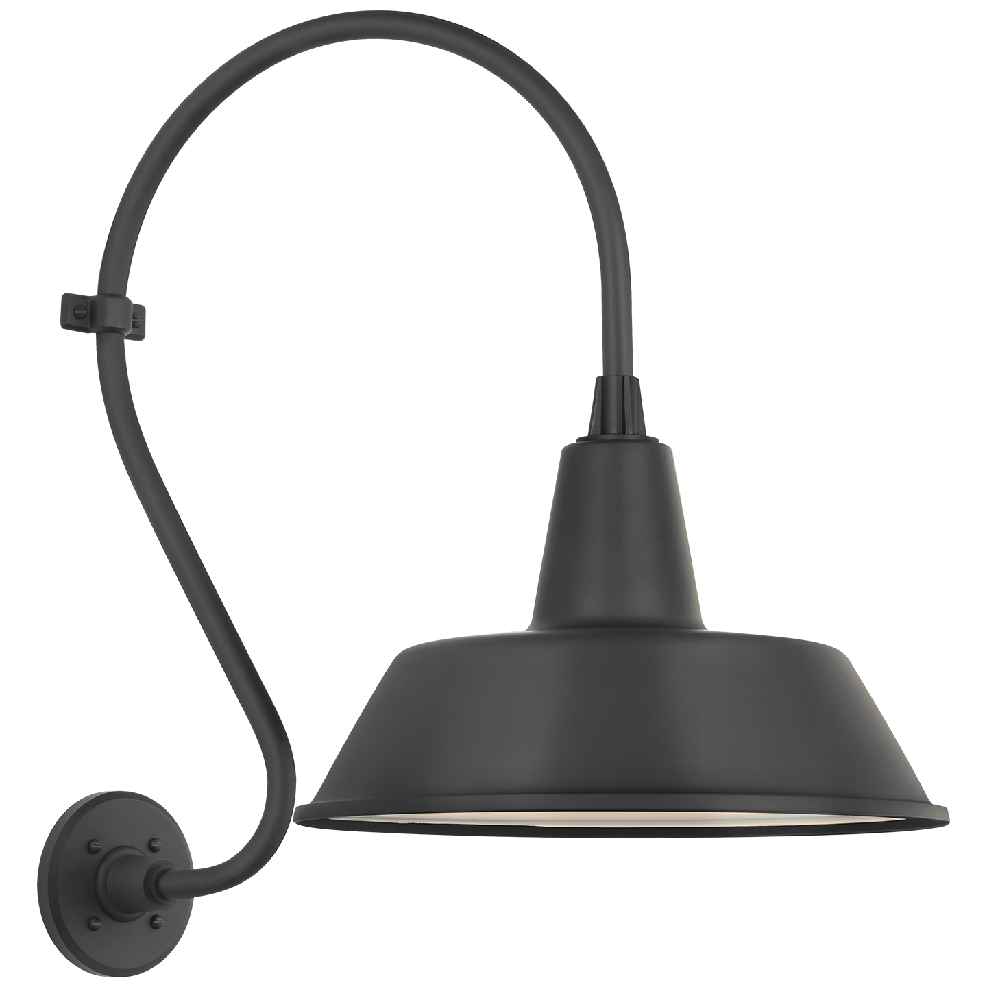 Academy 15" Larrabee Barn Light | Matte Black | 16 | 16" Matte Black Bowers Shade