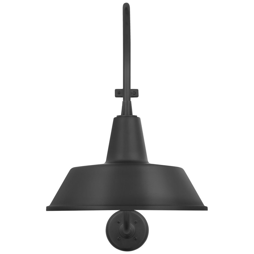 Academy 15" Larrabee Barn Light | Matte Black | 16 | 16" Matte Black Bowers Shade
