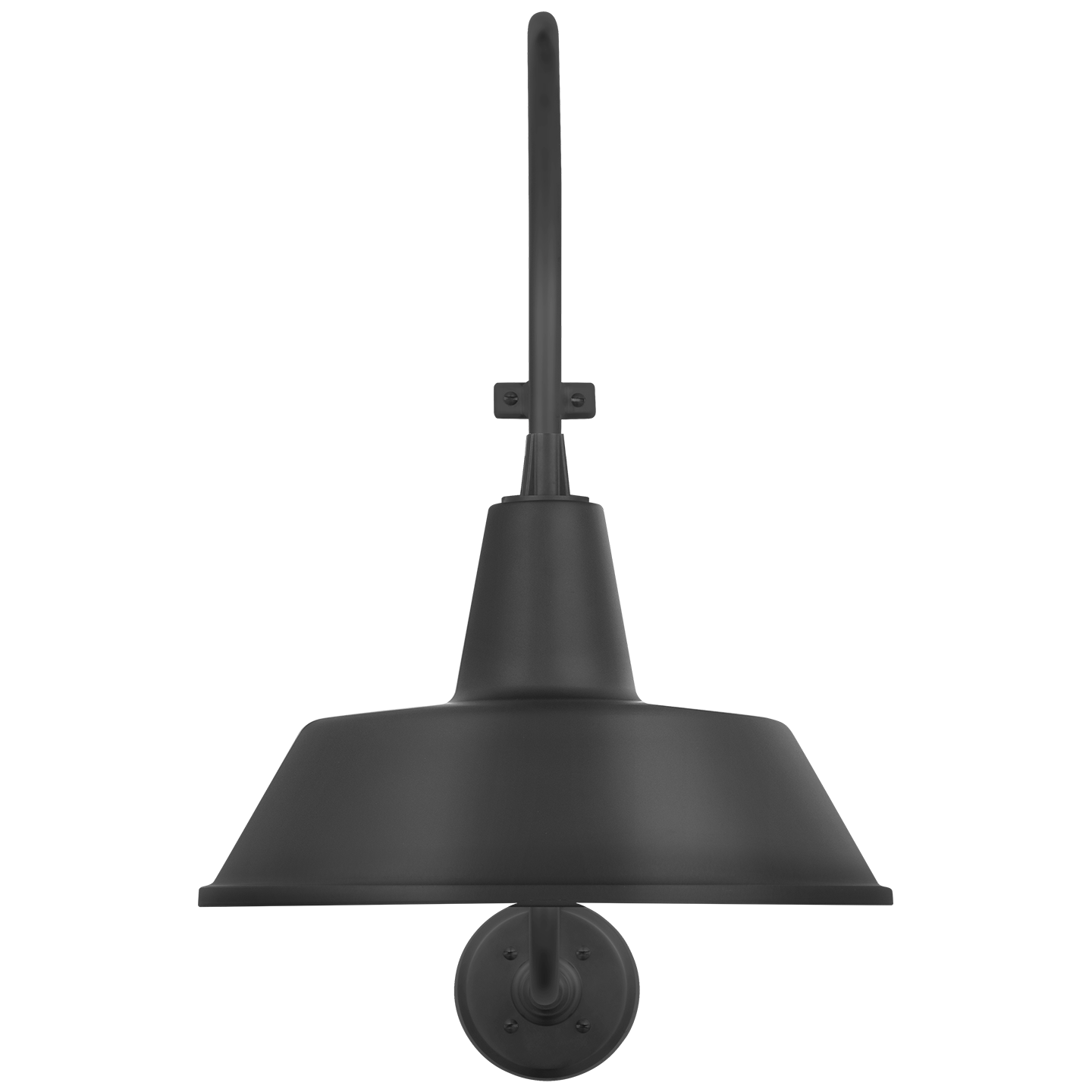 Academy 15" Larrabee Barn Light | Matte Black | 16 | 16" Matte Black Bowers Shade