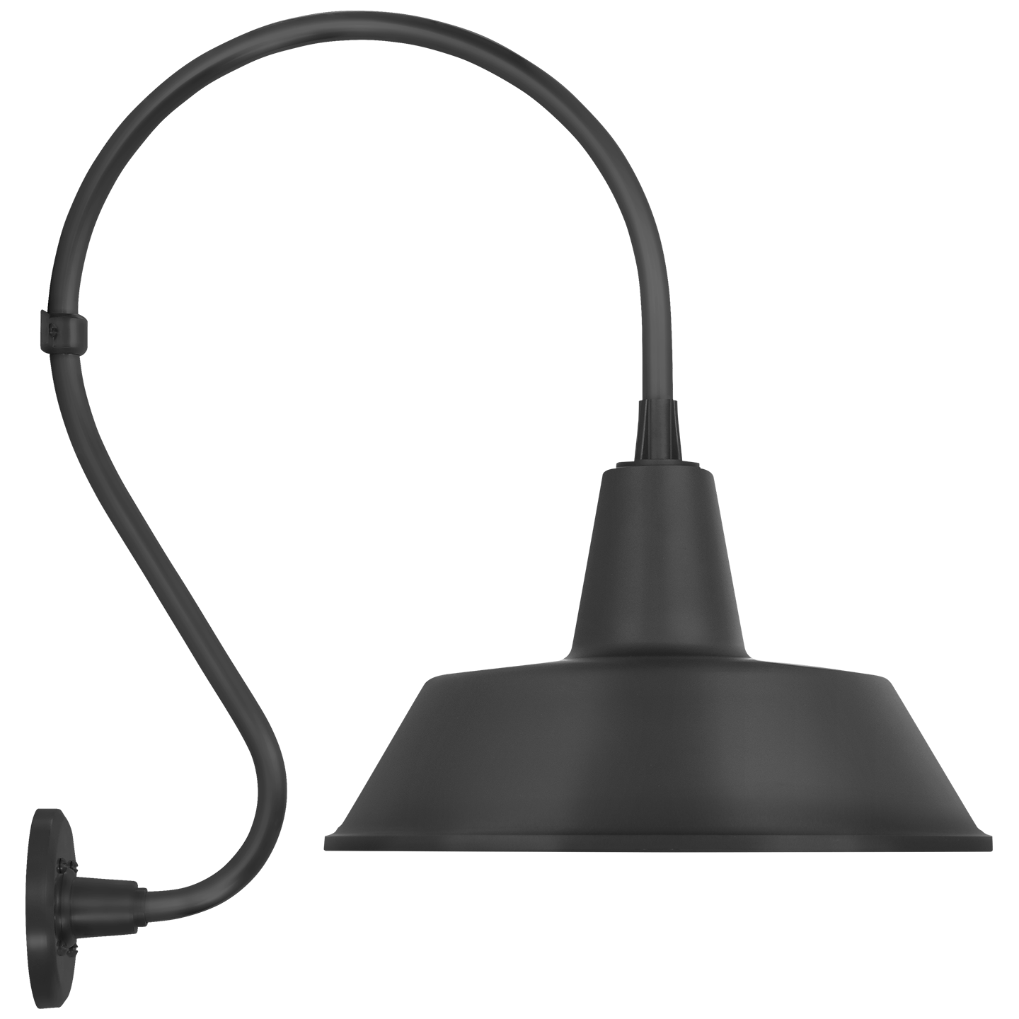 Academy 15" Larrabee Barn Light | Matte Black | 16 | 16" Matte Black Bowers Shade