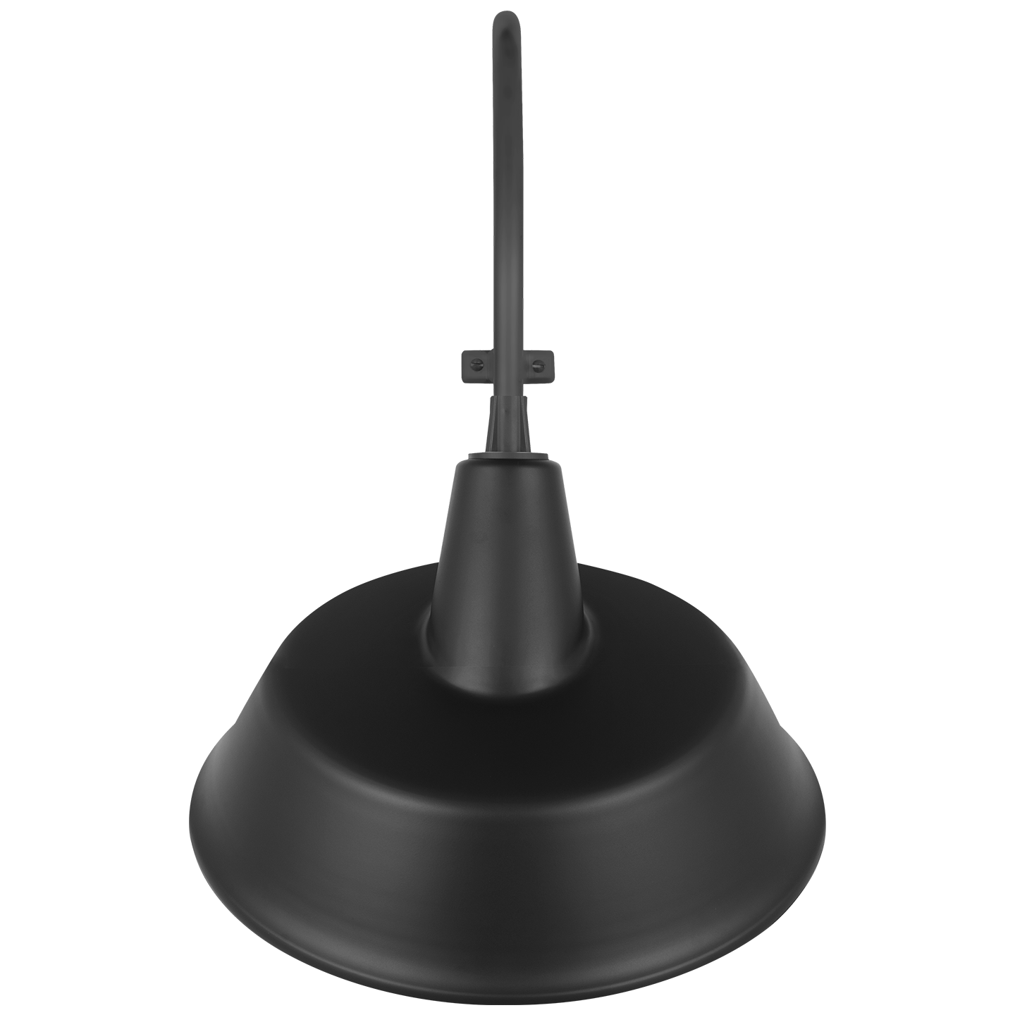 Academy 15" Larrabee Barn Light | Matte Black | 16 | 16" Matte Black Tilted Bowers Shade