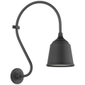 Academy 15" Larrabee Barn Light | Matte Black | 8 | 8" Matte Black Rockhouse Shade