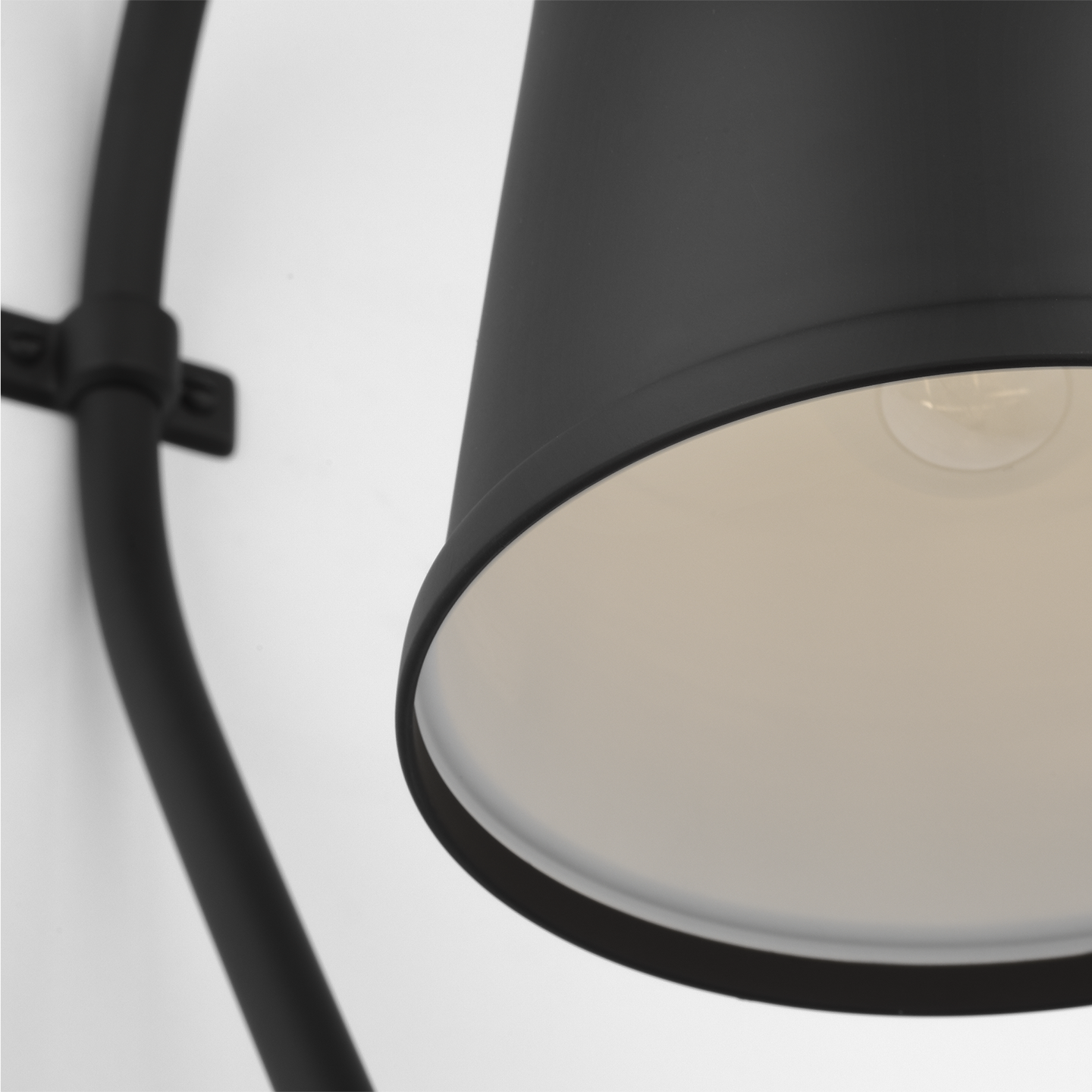 Academy 15" Larrabee Barn Light | Matte Black | 8 | 8" Matte Black Rockhouse Shade