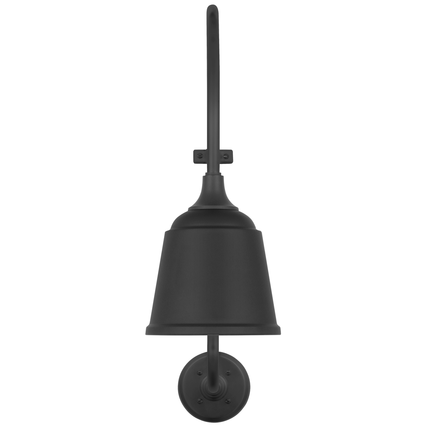 Academy 15" Larrabee Barn Light | Matte Black | 8 | 8" Matte Black Rockhouse Shade
