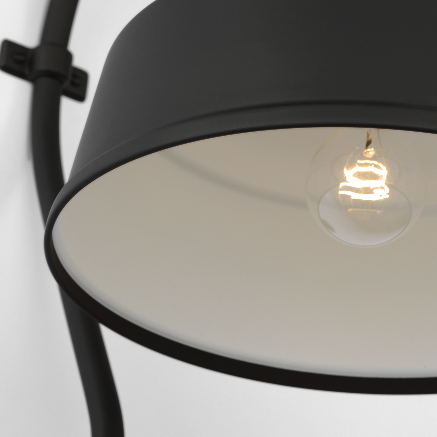 Academy 15" Larrabee Barn Light | Matte Black | 12.5 | 12.5" Matte Black Rockhouse Shade