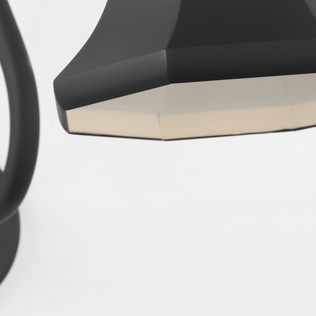 Academy 15" Larrabee Barn Light | Matte Black | 7.5 | 7.5" Matte Black Savannah Shade
