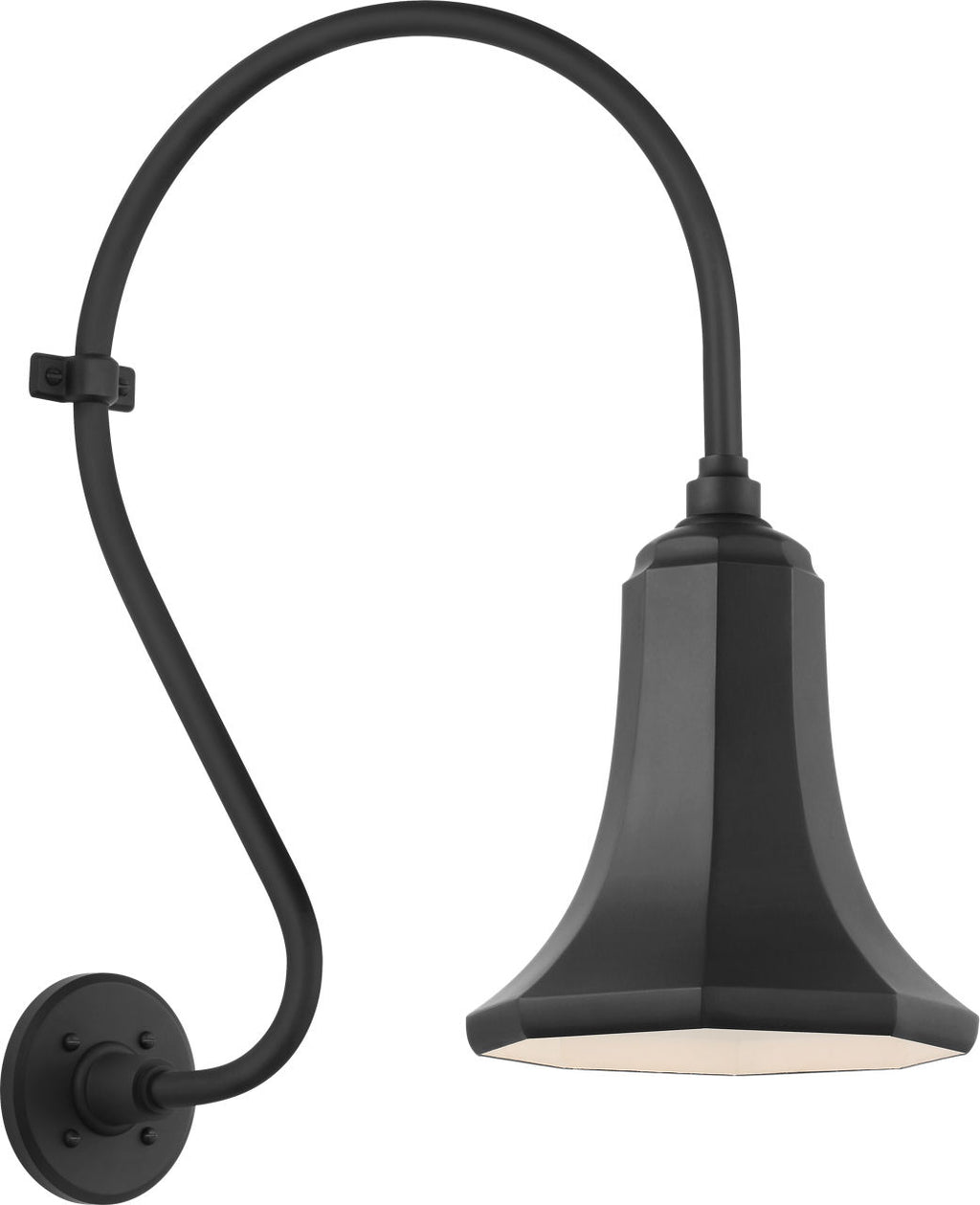 Academy 15" Larrabee Barn Light | Matte Black | 9.25 | 9.25" Matte Black Savannah Shade