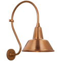 Academy 15" Larrabee Barn Light | Soft Copper | 12.5 | 12.5" Soft Copper Bowers Shade