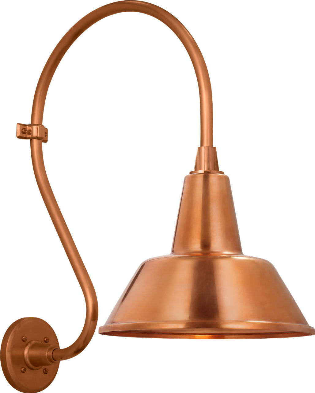 Academy 15" Larrabee Barn Light | Soft Copper | 12.5 | 12.5" Soft Copper Bowers Shade