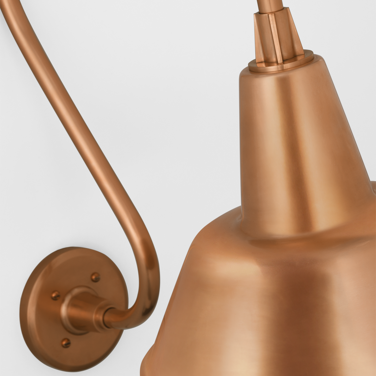 Academy 15" Larrabee Barn Light | Soft Copper | 12.5 | 12.5" Soft Copper Bowers Shade
