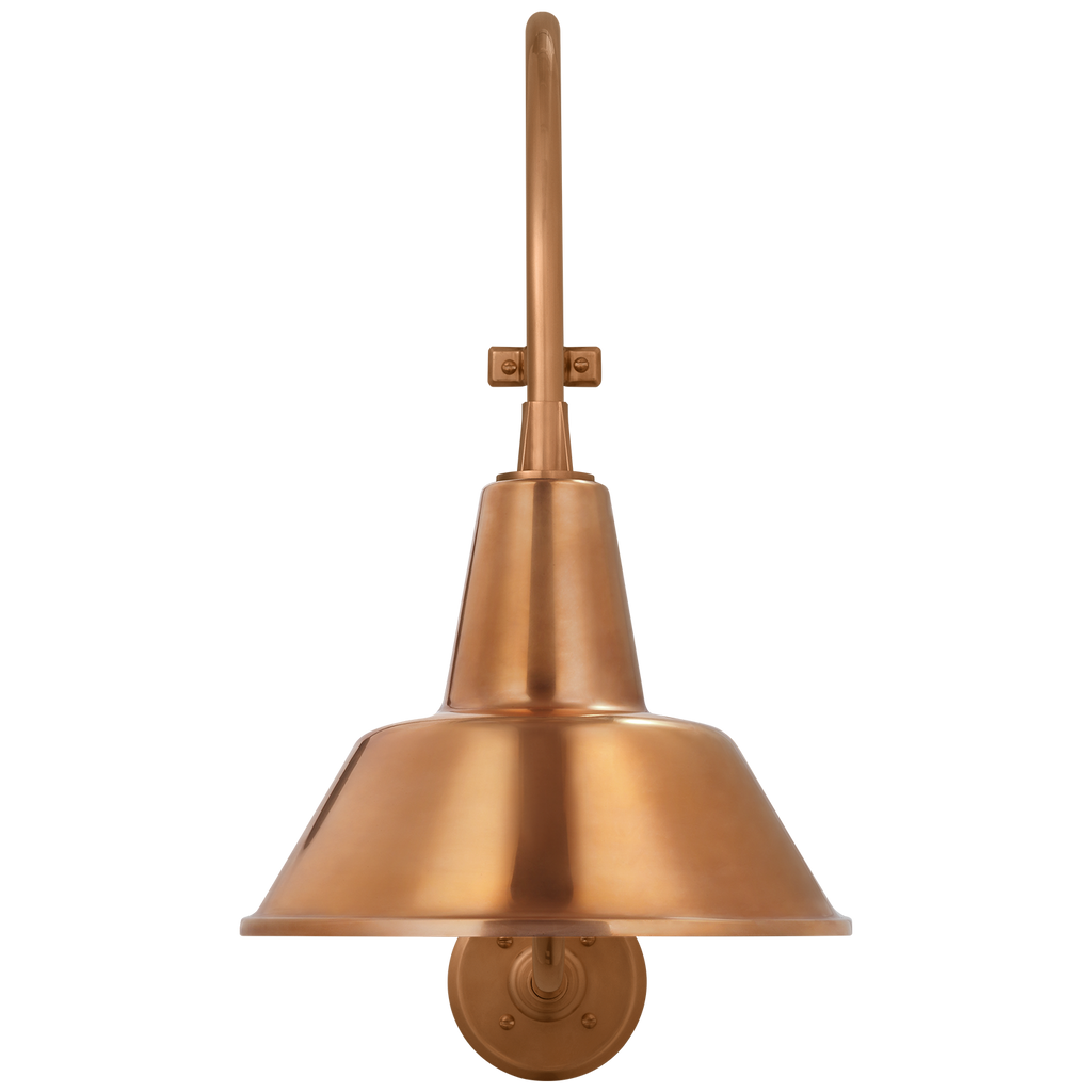 Academy 15" Larrabee Barn Light | Soft Copper | 12.5 | 12.5" Soft Copper Bowers Shade