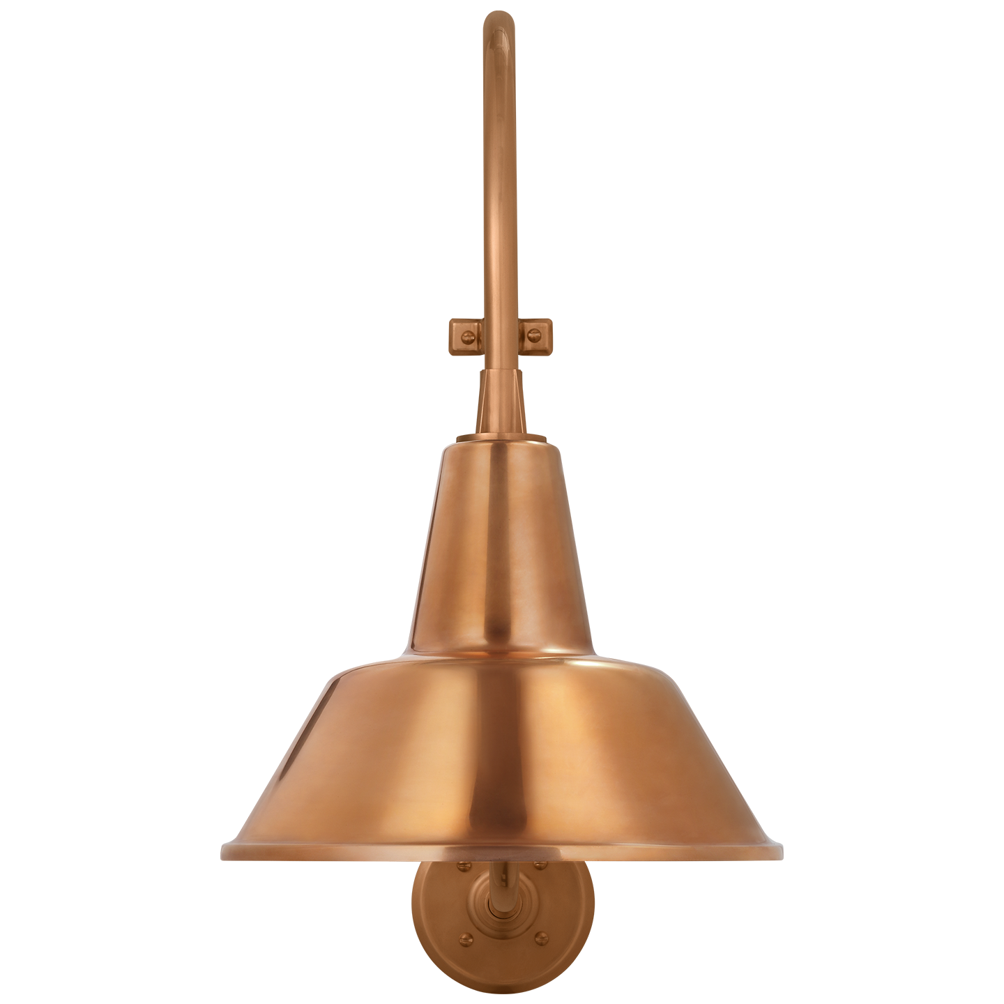 Academy 15" Larrabee Barn Light | Soft Copper | 12.5 | 12.5" Soft Copper Bowers Shade