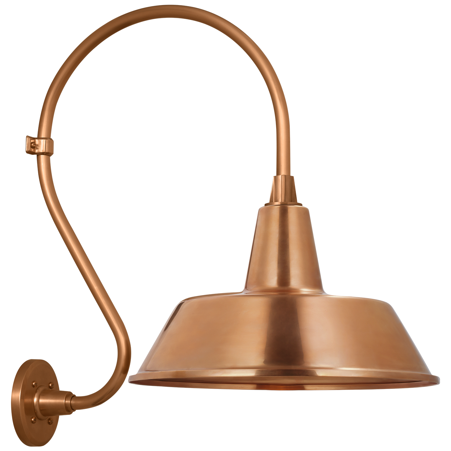 Academy 15" Larrabee Barn Light | Soft Copper | 16 | 16" Soft Copper Bowers Shade