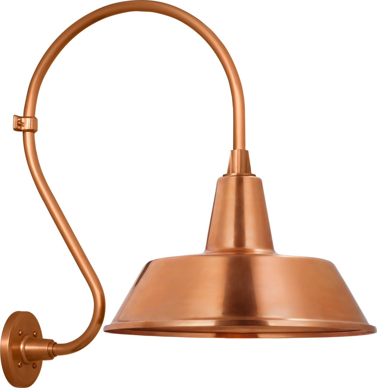 Academy 15" Larrabee Barn Light | Soft Copper | 16 | 16" Soft Copper Bowers Shade