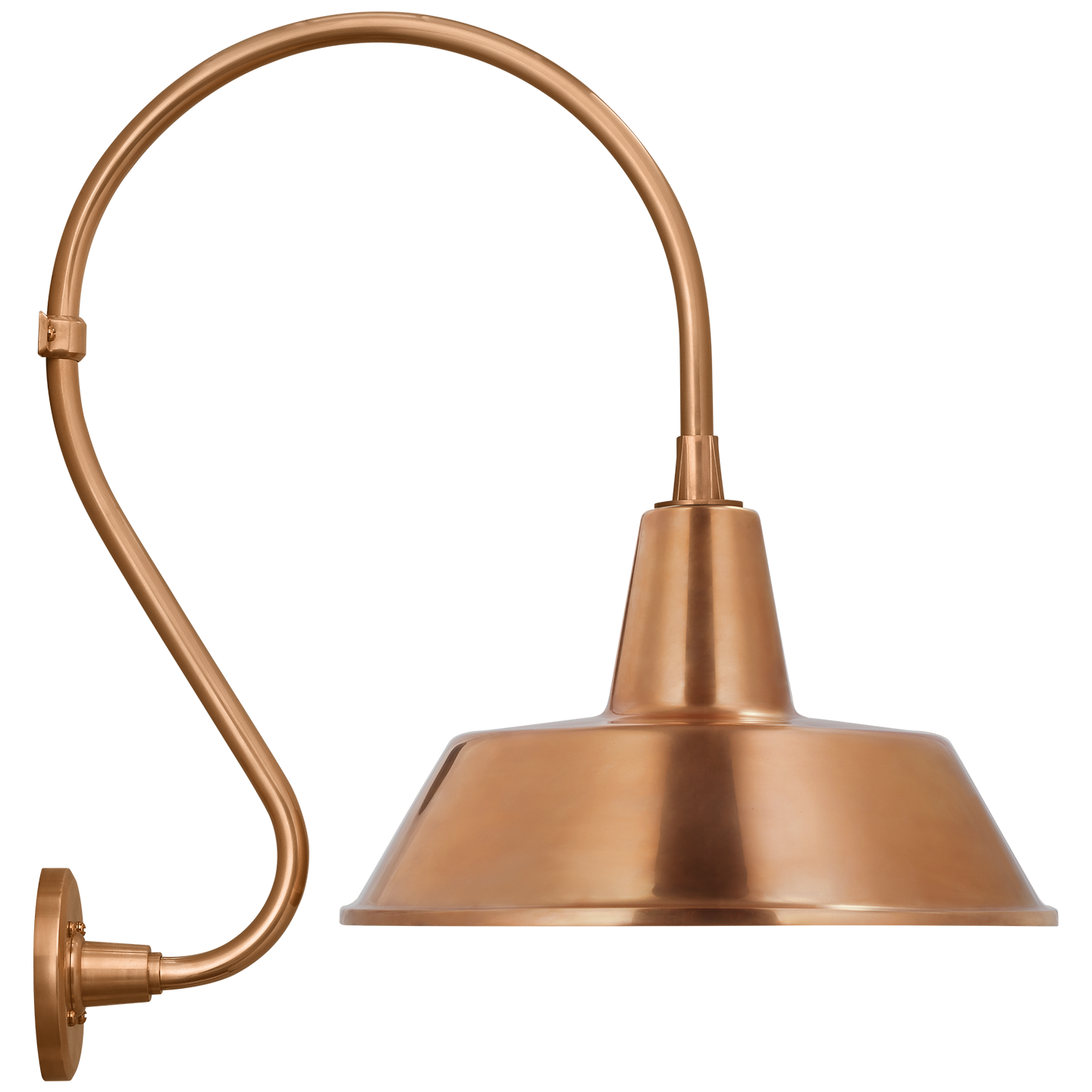 Academy 15" Larrabee Barn Light | Soft Copper | 16 | 16" Soft Copper Bowers Shade