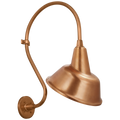 Academy 15" Larrabee Barn Light | Soft Copper | 12.5 | 12.5" Soft Copper Tilted Bowers Shade