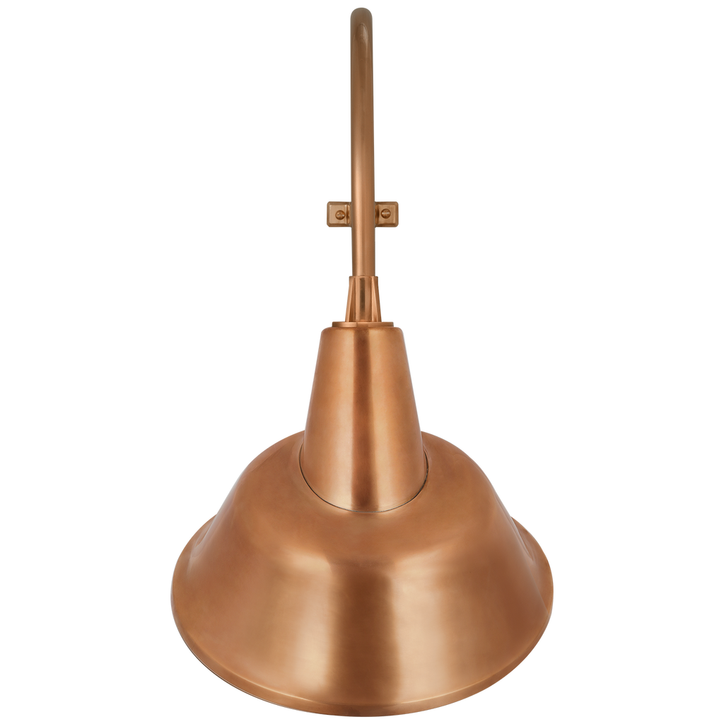 Academy 15" Larrabee Barn Light | Soft Copper | 12.5 | 12.5" Soft Copper Tilted Bowers Shade