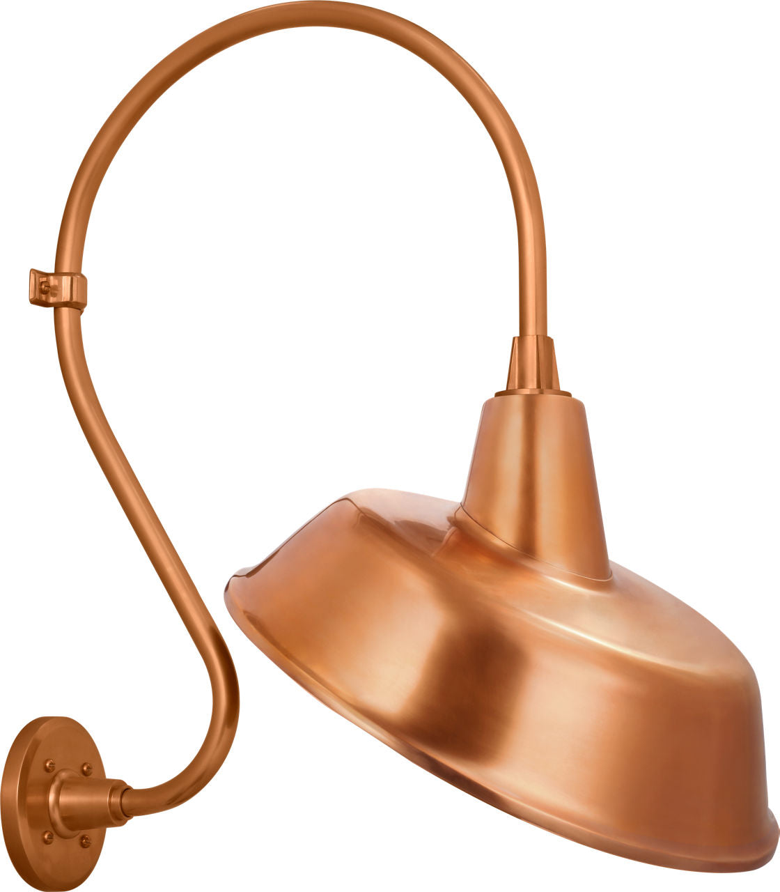 Academy 15" Larrabee Barn Light | Soft Copper | 16 | 16" Soft Copper Tilted Bowers Shade