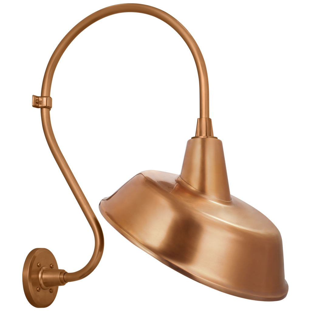 Academy 15" Larrabee Barn Light | Soft Copper | 16 | 16" Soft Copper Tilted Bowers Shade