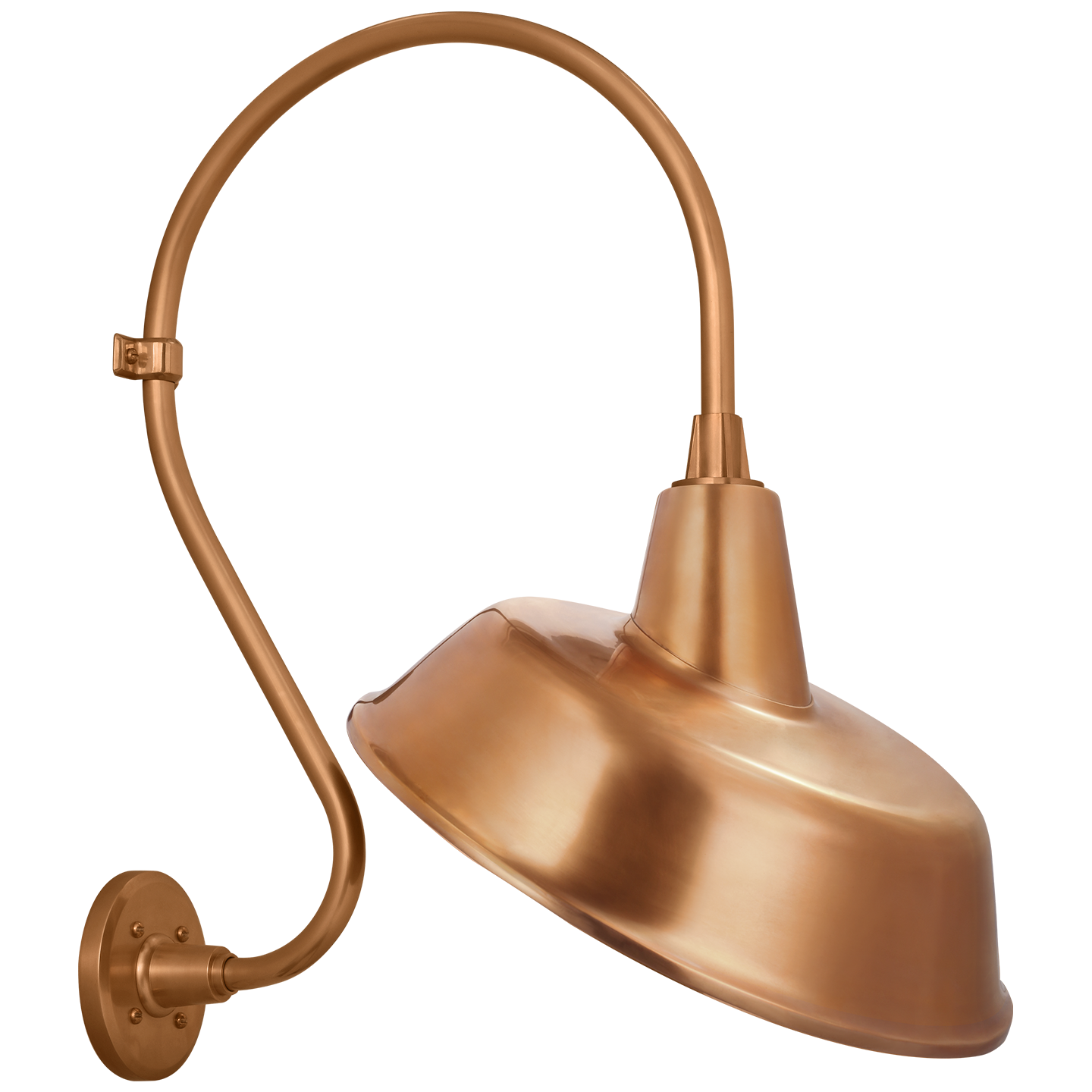 Academy 15" Larrabee Barn Light | Soft Copper | 16 | 16" Soft Copper Tilted Bowers Shade