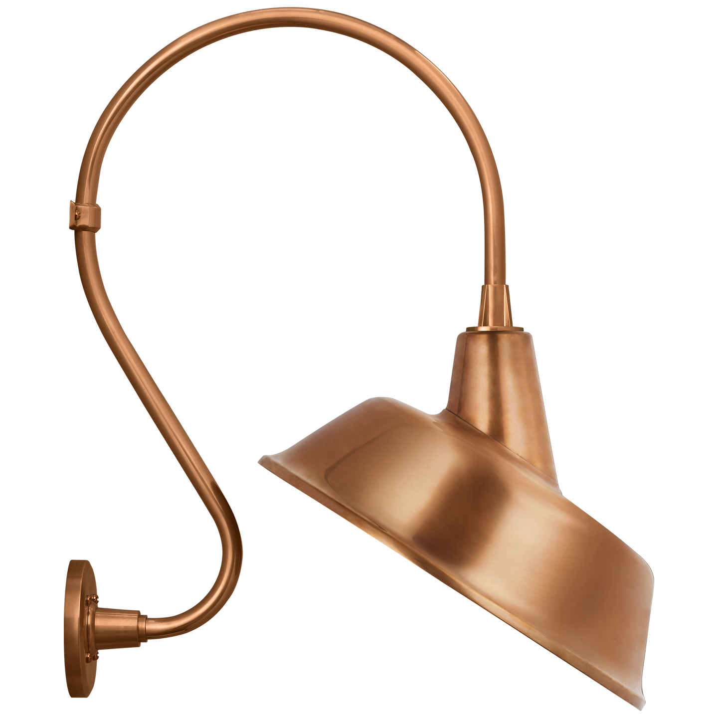 Academy 15" Larrabee Barn Light | Soft Copper | 16 | 16" Soft Copper Tilted Bowers Shade