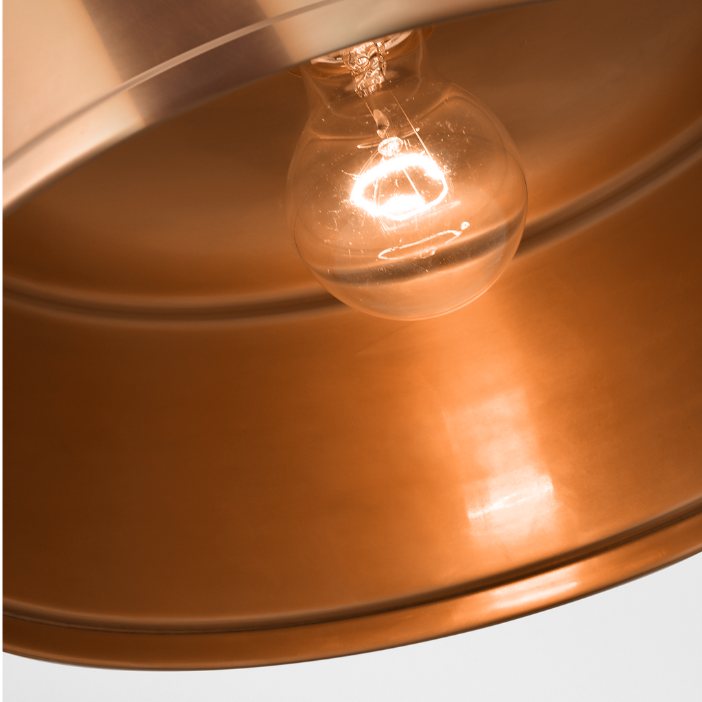 Academy 15" Larrabee Barn Light | Soft Copper | 12.5 | 12.5" Soft Copper Rockhouse Shade