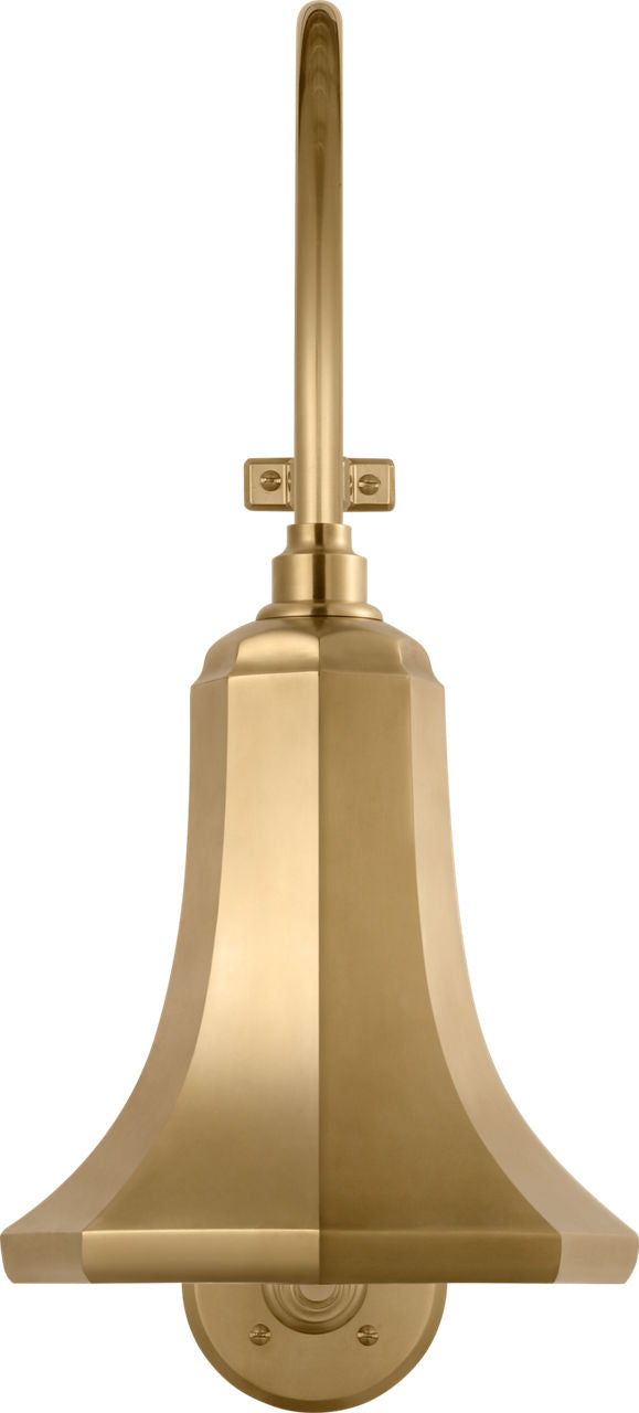 Academy 18" Larrabee Barn Light | Hand-Rubbed Antique Brass | 9.25 | 9.25" Hand-Rubbed Antique Brass Savannah Shade