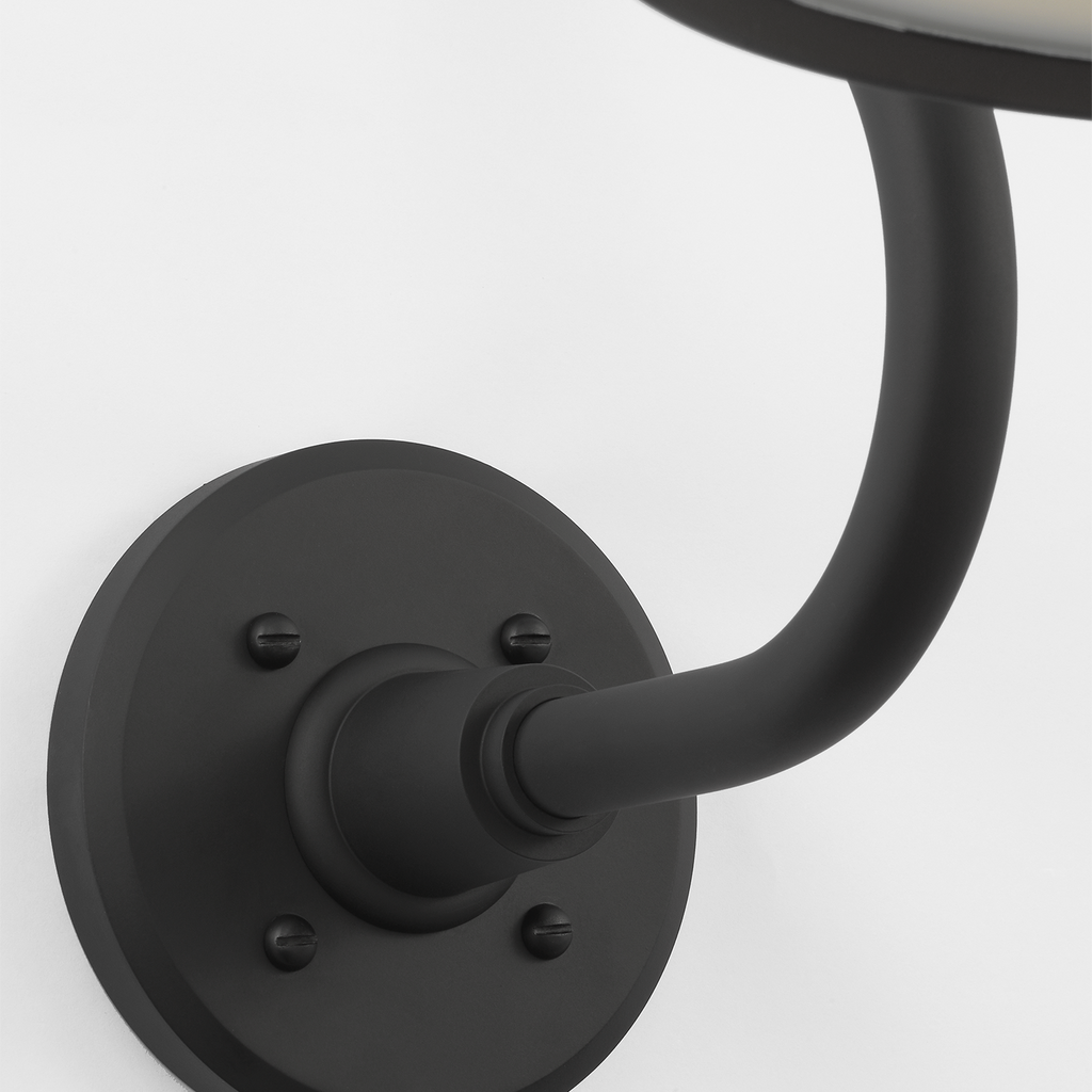 Academy 18" Larrabee Barn Light | Matte Black | 16 | 16" Matte Black Bowers Shade