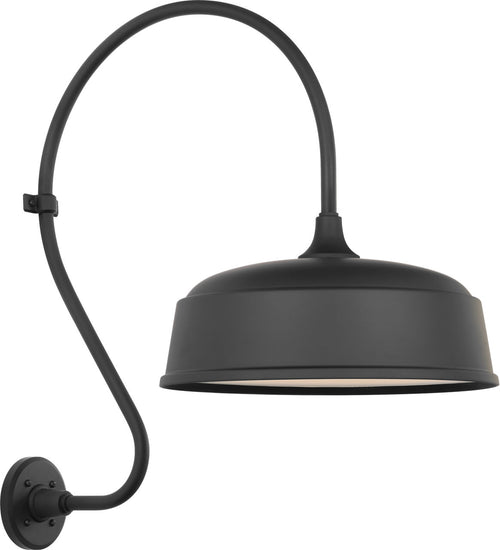Academy 18" Larrabee Barn Light | Matte Black | 16 | 16" Matte Black Rockhouse Shade