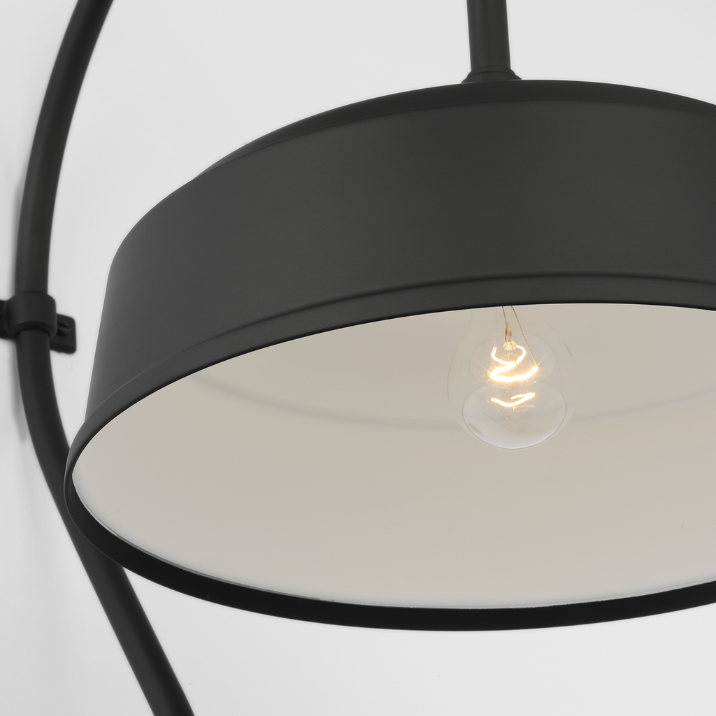 Academy 18" Larrabee Barn Light | Matte Black | 16 | 16" Matte Black Rockhouse Shade