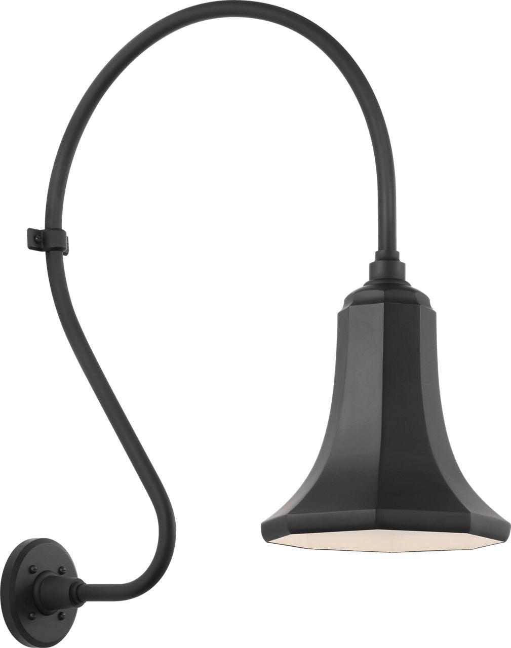 Academy 18" Larrabee Barn Light | Matte Black | 9.25 | 9.25" Matte Black Savannah Shade