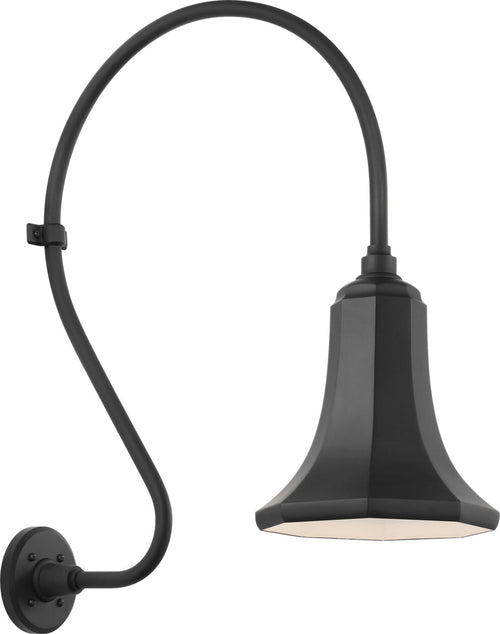 Academy 18" Larrabee Barn Light | Matte Black | 9.25 | 9.25" Matte Black Savannah Shade