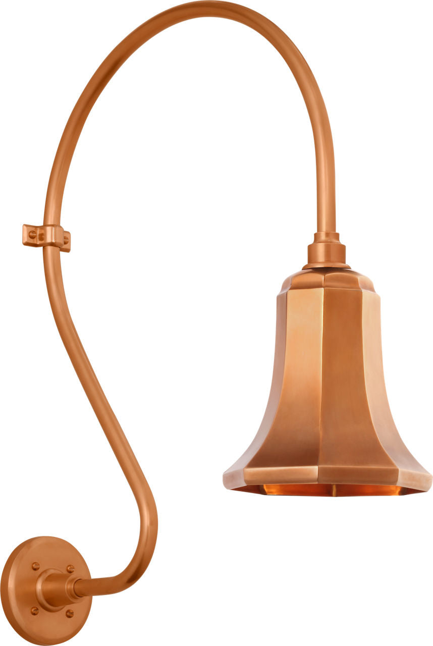 Academy 18" Larrabee Barn Light | Soft Copper | 7.5\