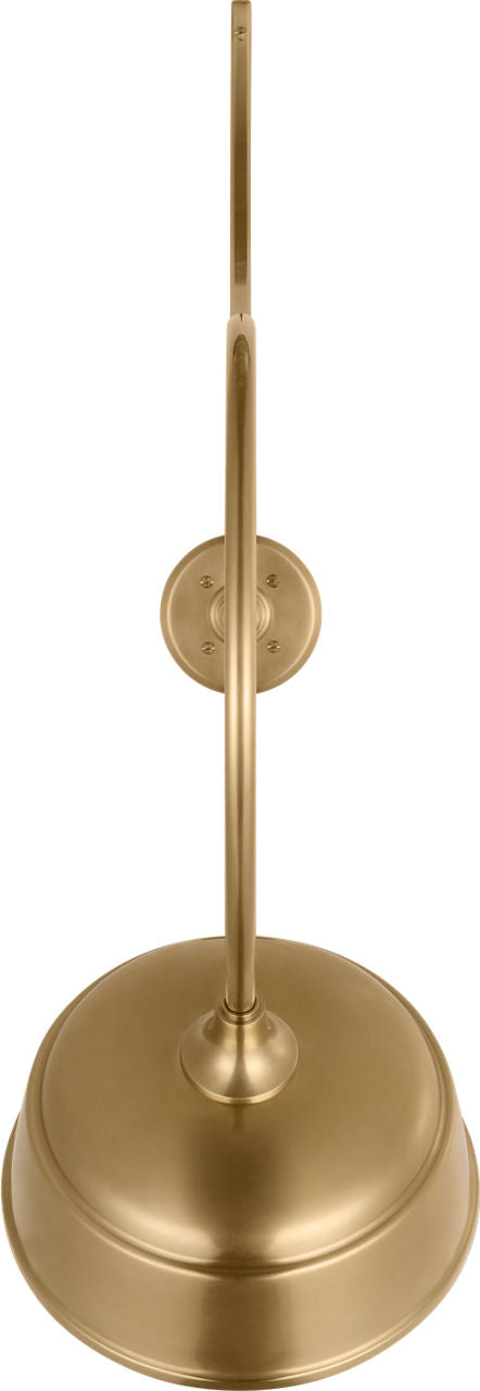 Academy 26.5" Anchored Larrabee Barn Light | Hand-Rubbed Antique Brass | 12.5 | 12.5" Hand-Rubbed Antique Brass Rockhouse Shade