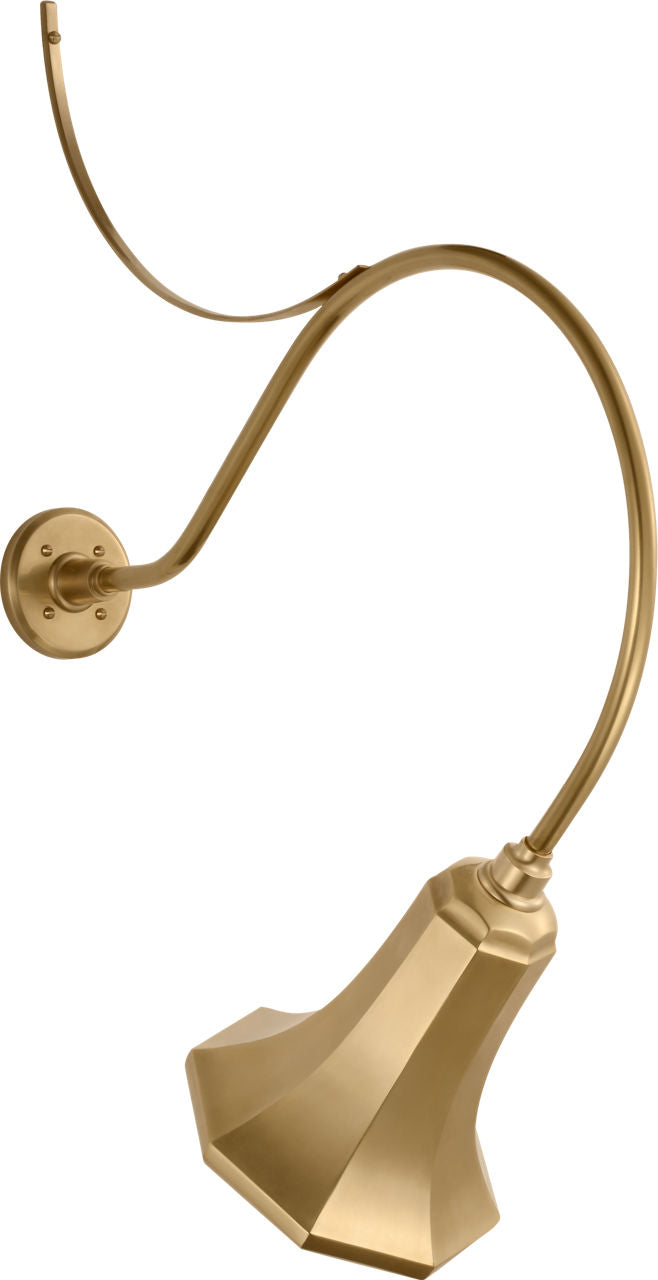 Academy 26.5" Anchored Larrabee Barn Light | Hand-Rubbed Antique Brass | 9.25 | 9.25" Hand-Rubbed Antique Brass Savannah Shade
